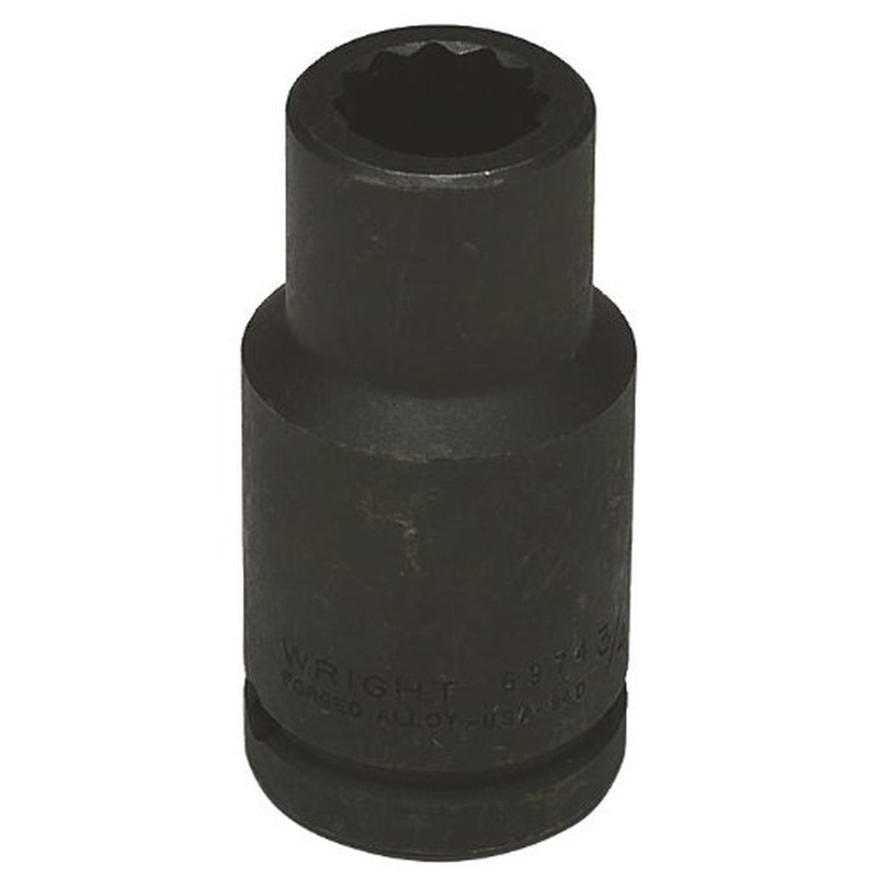 Wright Tool 6974 3/4 in. Drive 12 Point 3/4 in. SAE Deep Impact Socket