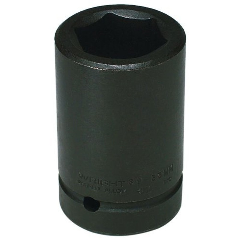 Wright Tool 89-34MM 1 in. Drive 6 Point 34 mm Metric Deep Impact Socket