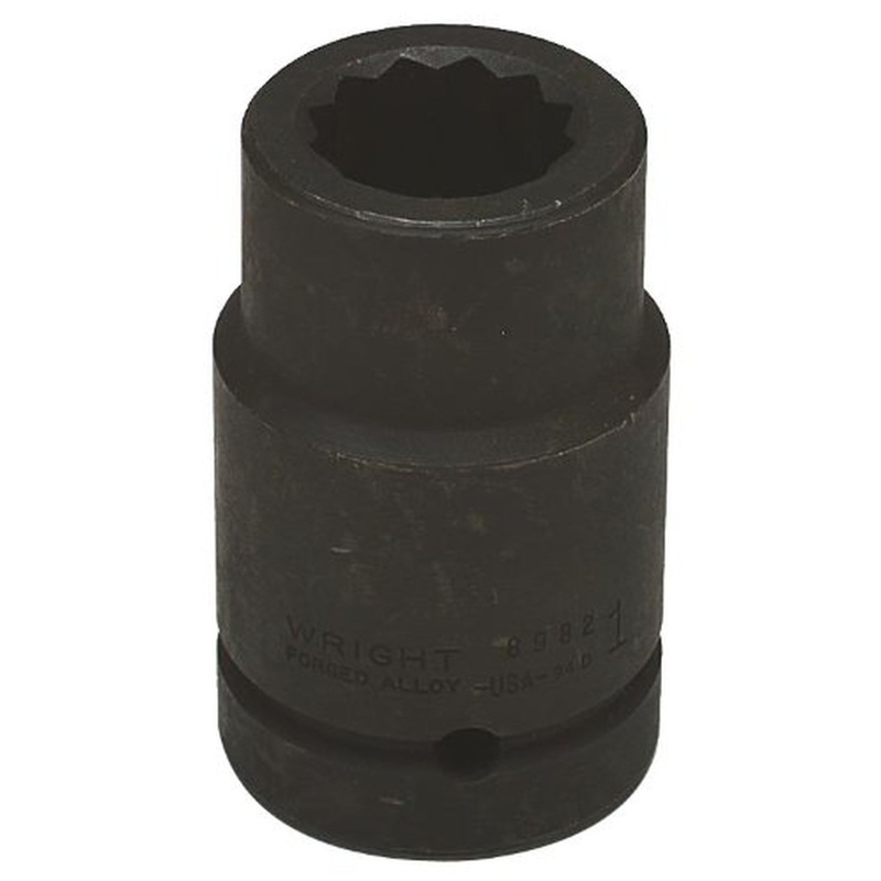 Wright Tool 8982 1 in. Drive 12 Point 1 in. SAE Deep Impact Socket