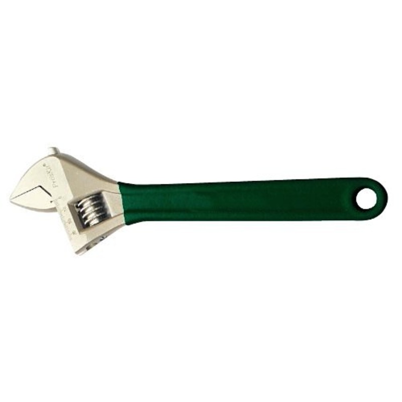 Wright Tool 9AG10 1-3/8" Max Capacity Cushion Grip Adjustable Wrench with Cobalt Finish, 10"