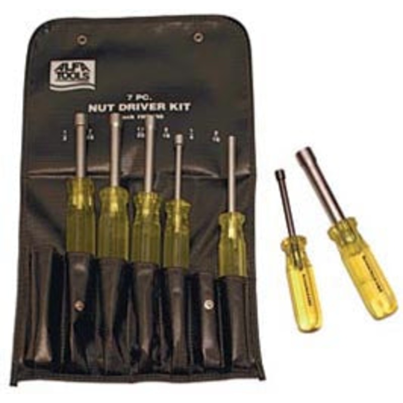 ALFA Tools ND195 7PC NUT DRIVER SET POUCHED  1/pack