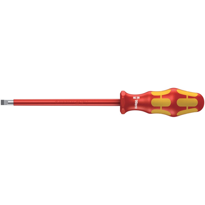 Wera 05006125001 160 i VDE Insulated screwdriver for slotted screws, 1.2 x 6.5 x 150 mm