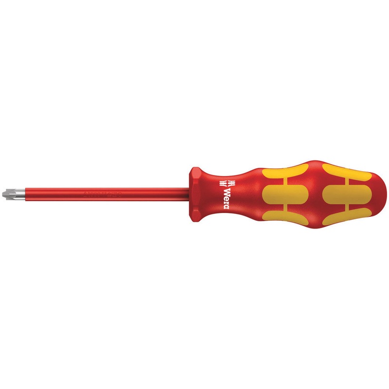 Wera 05006191001 165 i PZ/S VDE Insulated screwdriver for PlusMinus screws (Pozidriv/slotted), # 2 x 100 mm