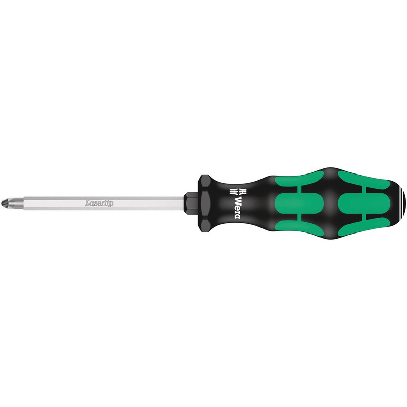 Wera 05009342001 355 SK PZ Screwdriver for Pozidriv screws, PZ 2 x 100 mm