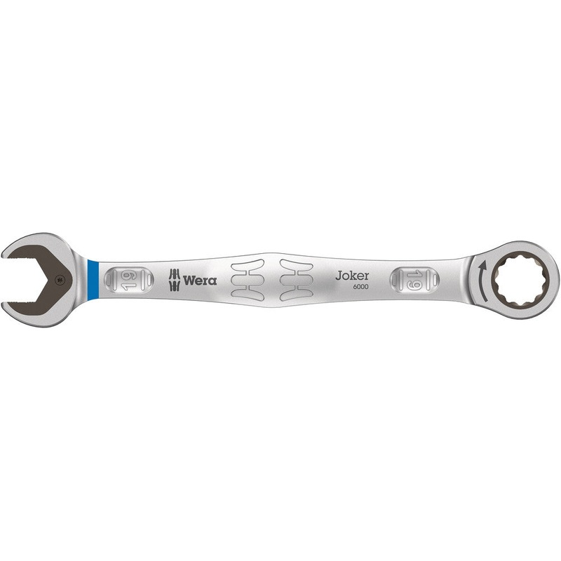 Wera 05073279001 6000 Joker Ratcheting combination wrenches, 19 x 246 mm