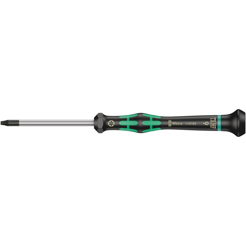 Wera 05118185001 2067 TORX HF Screwdriver with holding function for electronic applications, TX 9 x 60 mm