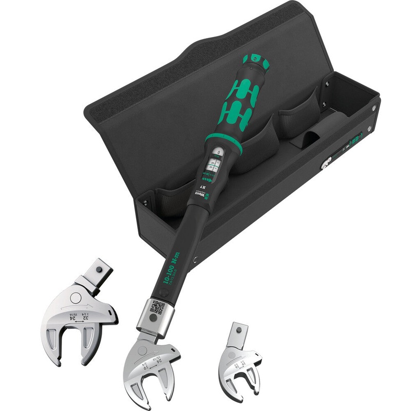 Wera 05136076001 9530 Torque wrench set for heat pumps/air conditioning, 4 pieces