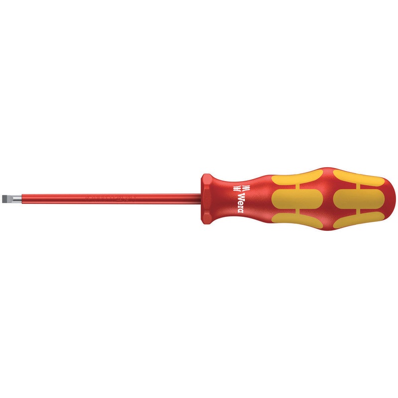 Wera 05006115001 160 i VDE Insulated screwdriver for slotted screws, 0.8 x 4 x 100 mm