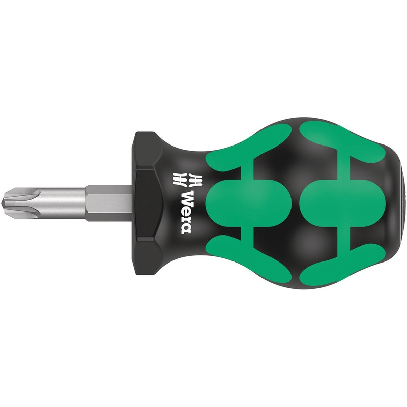 Wera 05008855001 355 PZ Pozidriv-head Stubby/carburetor screwdriver, PZ 3 x 25 mm