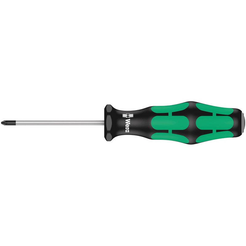 Wera 05009305001 355 PZ Screwdriver for Pozidriv screws, PZ 0 x 60 mm
