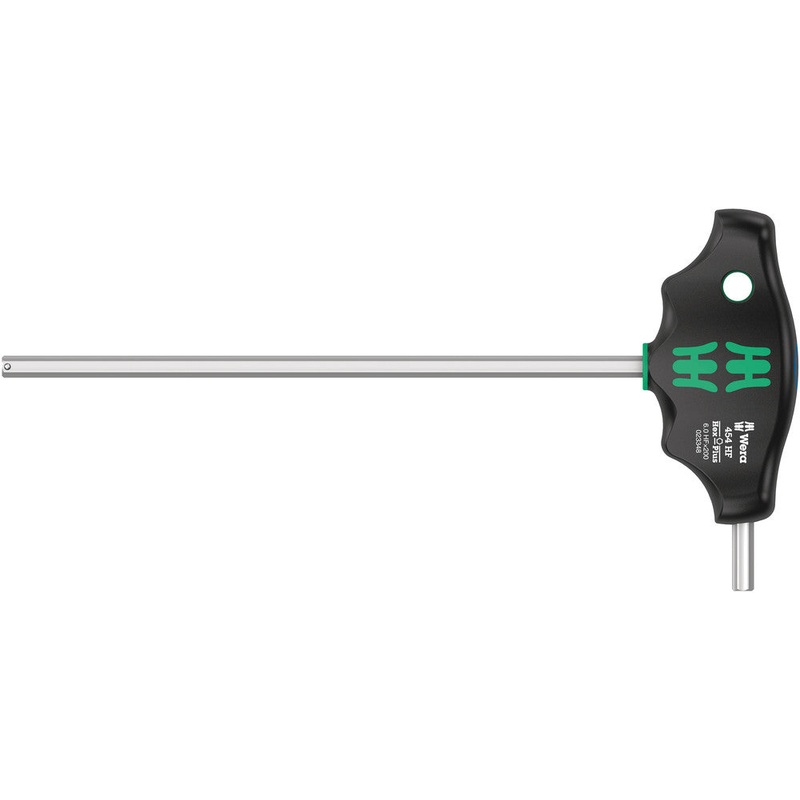 Wera 05023348001 454 HF T-handle hexagon screwdriver Hex-Plus with holding function, 6 x 200 mm