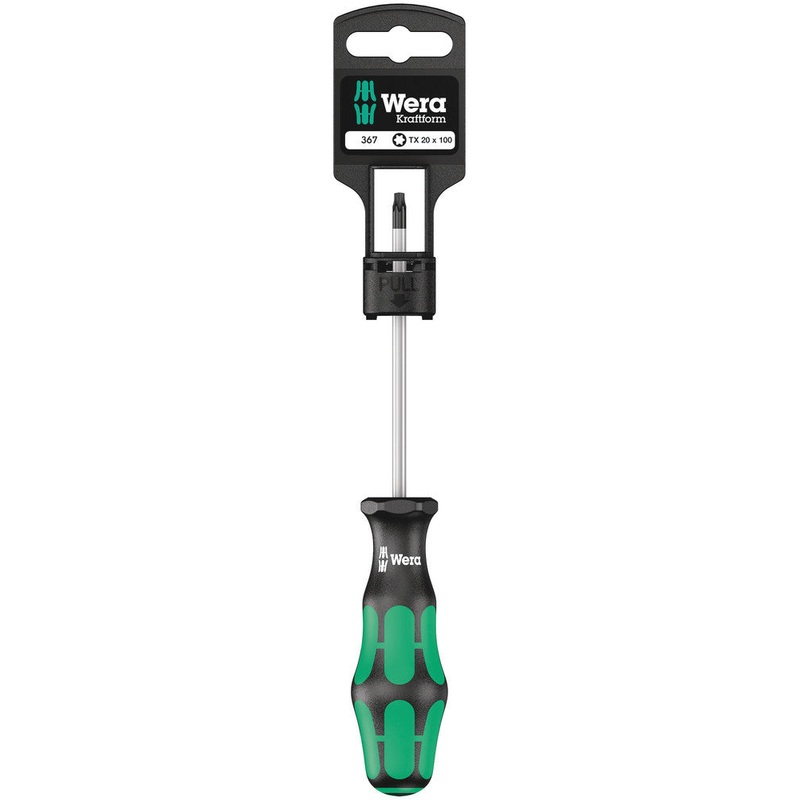 Wera 05100062001 367 SB Screwdriver for TORX screws, TX 20 x 100 mm