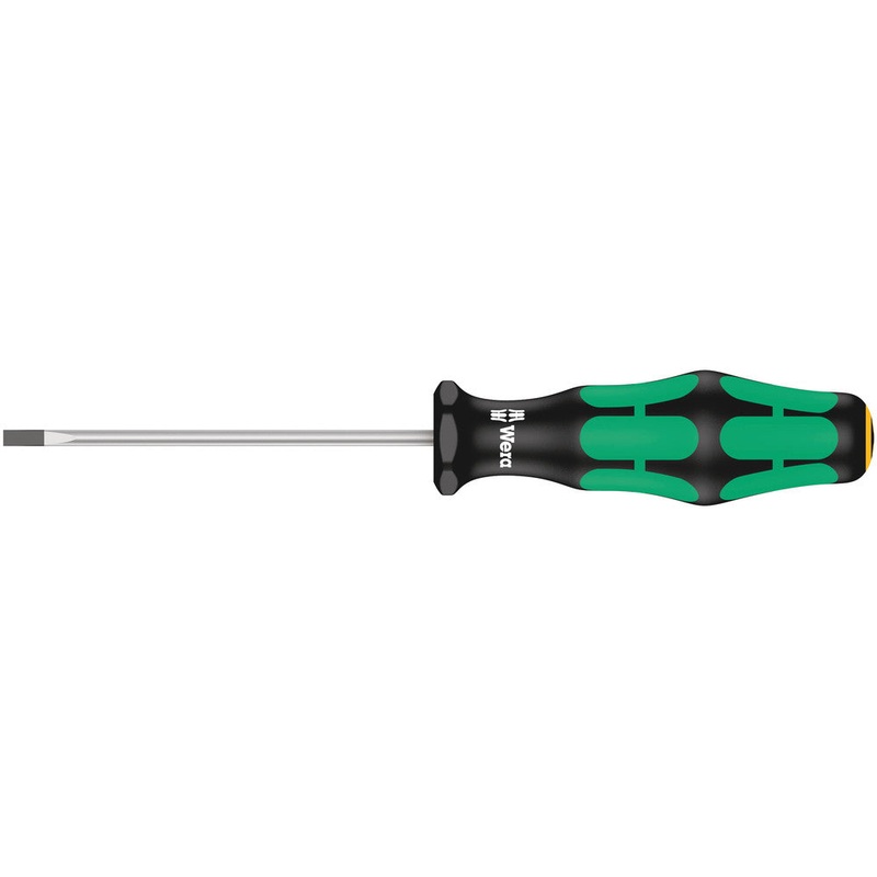 Wera 05110001001 335 Screwdriver for slotted screws, 0.5 x 3 x 80 mm
