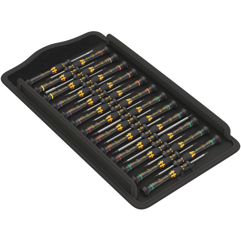Wera 05134019001 Kraftform Micro ESD Big Pack 1 Screwdriver set for electronic applications, 25 pieces