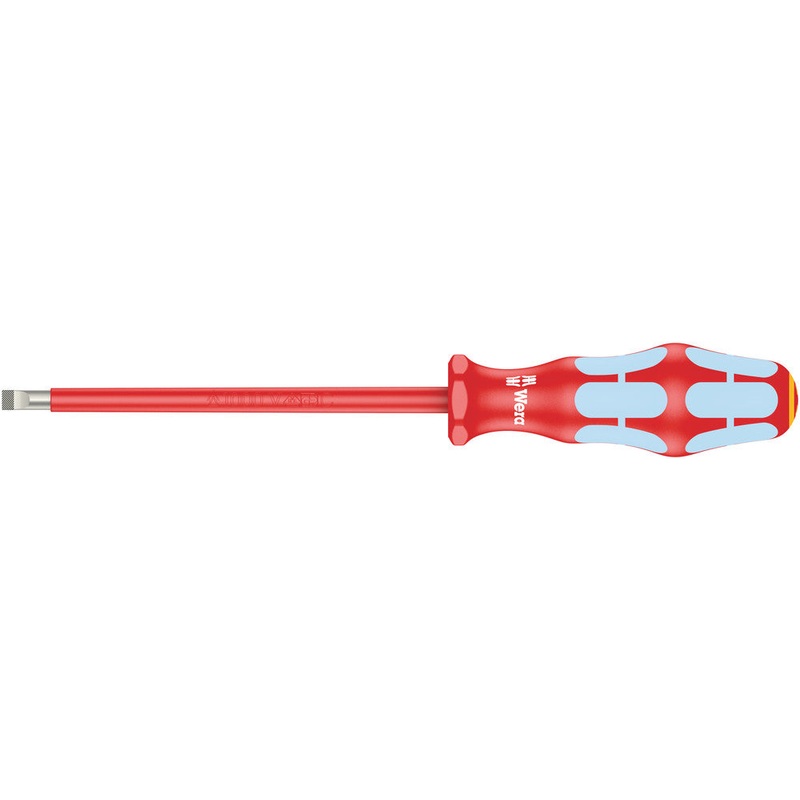 Wera 05022732001 3160 i VDE Insulated screwdriver for slotted screws, stainless, 1 x 5.5 x 125 mm