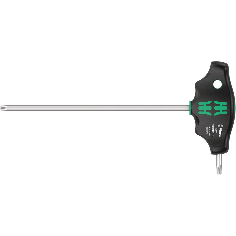 Wera 05023378001 467 TORX HF T-handle screwdriver with holding function, TX 30 x 200 mm