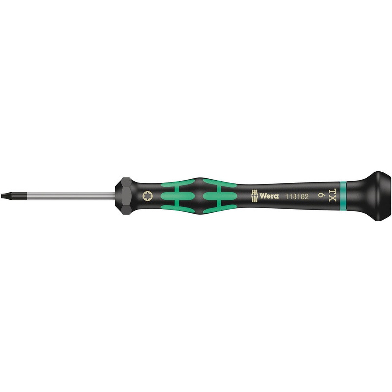 Wera 05118182001 2067 TORX HF Screwdriver with holding function for electronic applications, TX 6 x 40 mm