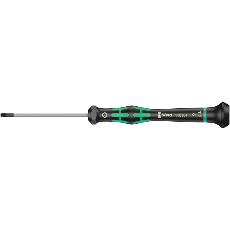 Wera 05118184001 2067 TORX HF Screwdriver with holding function for electronic applications, TX 8 x 60 mm