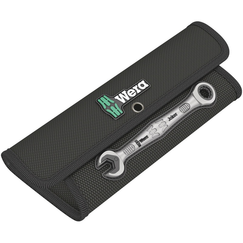 Wera 05671381001 9459 Pouch 6000 for 8 Joker Ratcheting combination wrenches, 290 x 110 mm