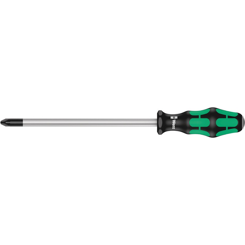 Wera 05009325001 355 PZ Screwdriver for Pozidriv screws, PZ 4 x 200 mm
