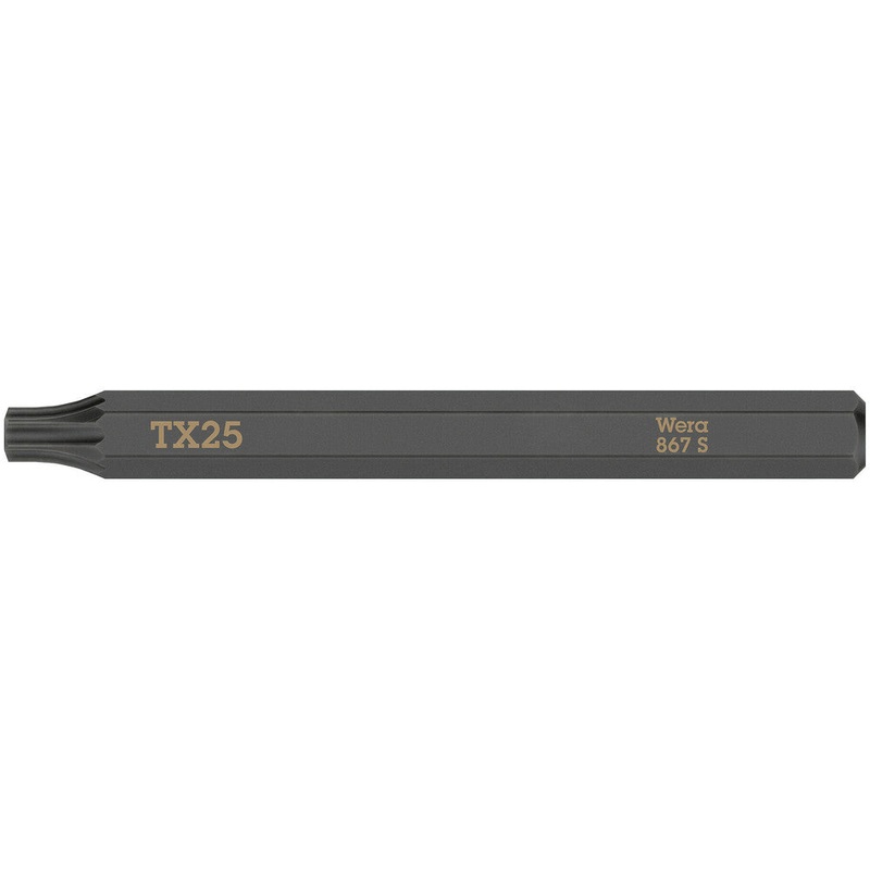 Wera 05018168001 867 S TORX bits for impact screwdrivers, TX 25 x 70 mm