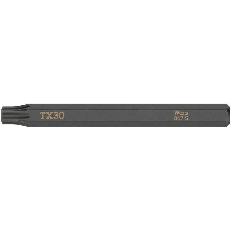 Wera 05018169001 867 S TORX bits for impact screwdrivers, TX 30 x 70 mm