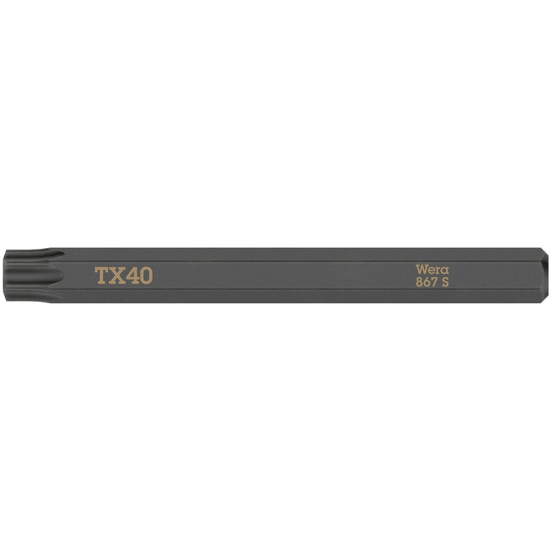 Wera 05018170001 867 S TORX bits for impact screwdrivers, TX 40 x 70 mm