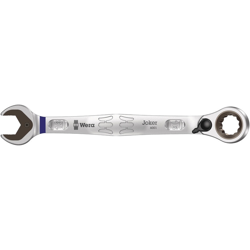 Wera 05020071001 6001 Joker Switch Ratcheting combination wrenches, with switch lever, 16 x 213 mm