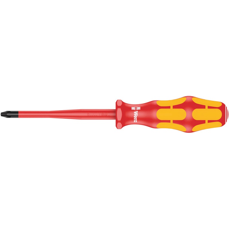 Wera 05020133001 162 iSS PH VDE Insulated screwdriver with reduced blade diameter for Phillips screws, PH 2 x 100 mm