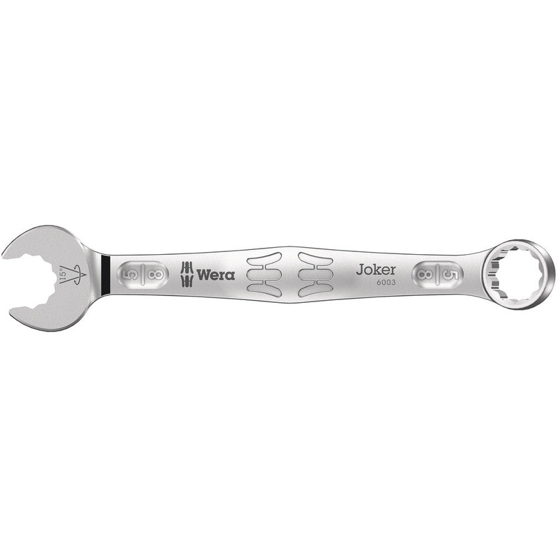 Wera 05020216001 6003 Joker combination wrench, Imperial, 5/8" x 182 mm