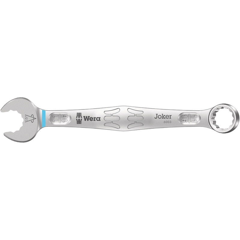 Wera 05020217001 6003 Joker combination wrench, Imperial, 11/16" x 210 mm