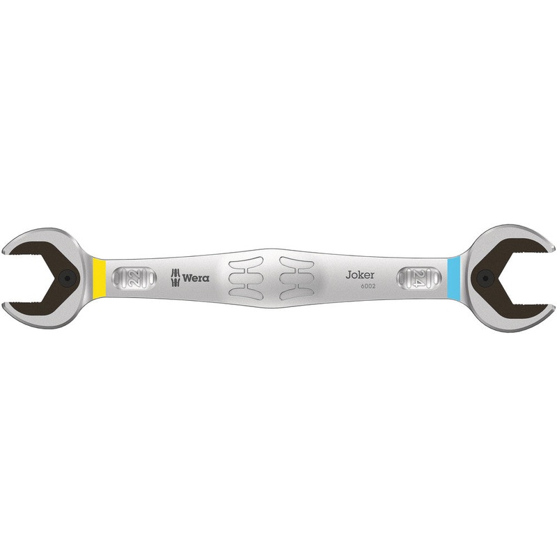 Wera 05020261001 6002 Joker Double open-ended wrenches, 22 x 24 x 260.5 mm