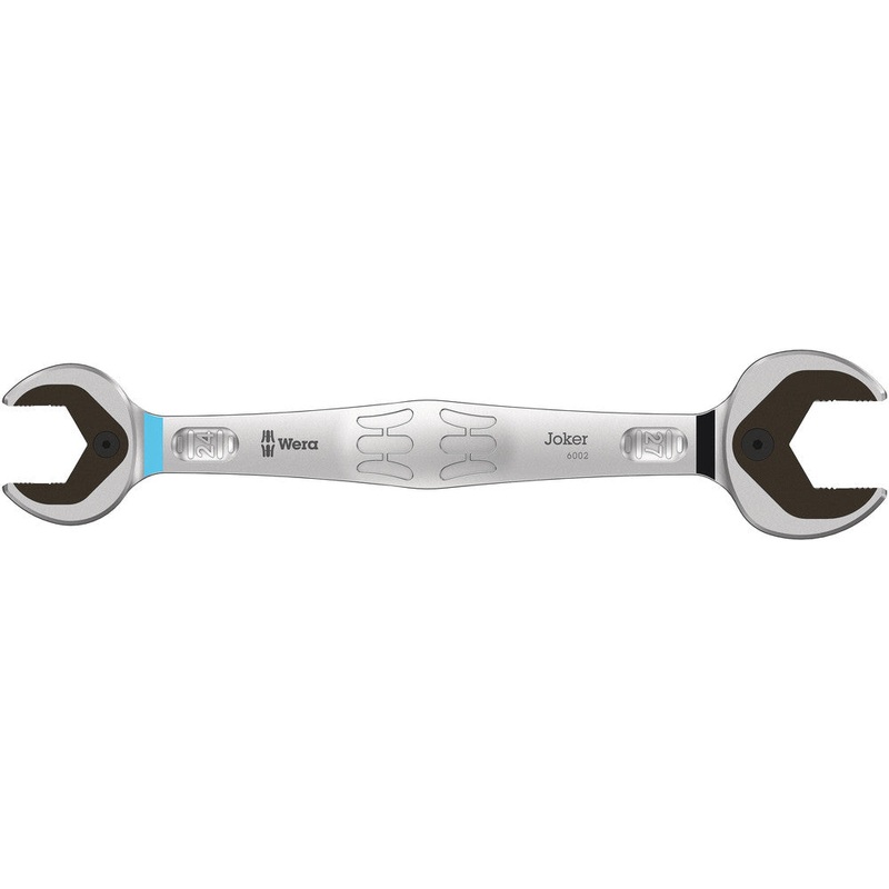 Wera 05020262001 6002 Joker Double open-ended wrenches, 24 x 27 x 280 mm