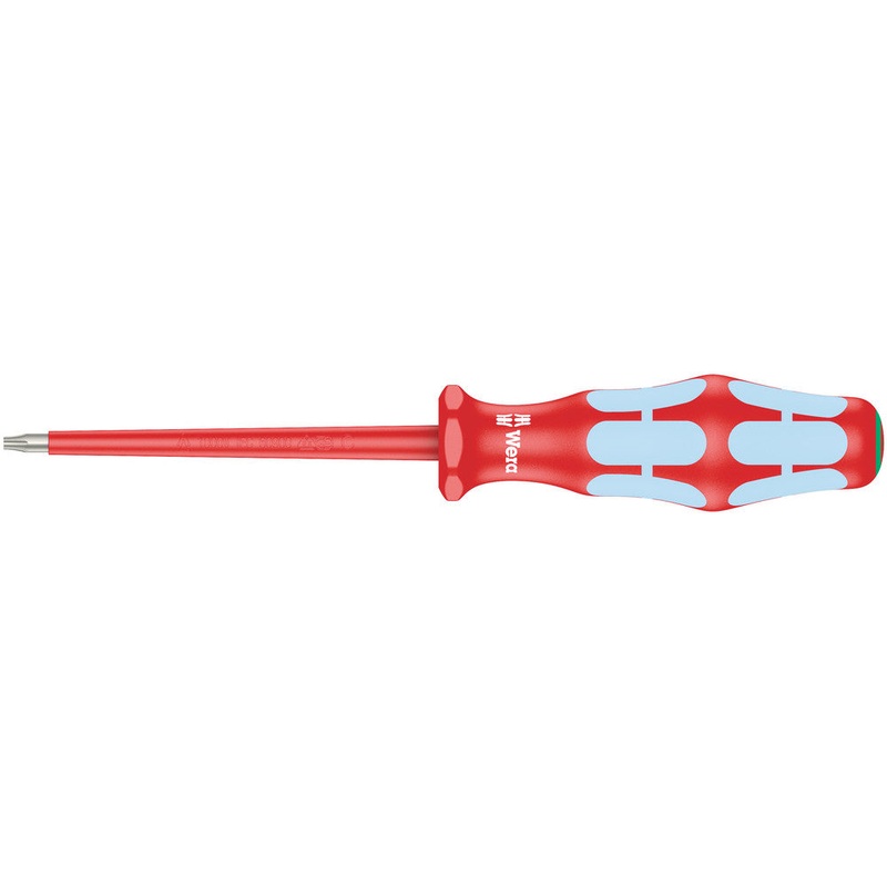 Wera 05022760001 3167 i VDE-insulated TORX screwdriver, stainless steel, TX 8 x 80 mm