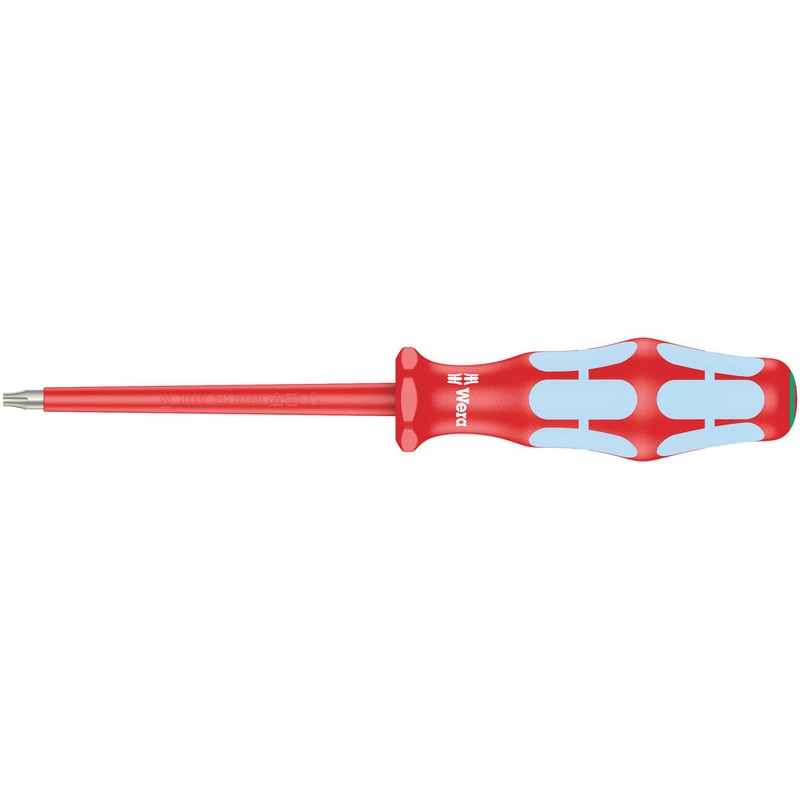 Wera 05022762001 3167 i VDE-insulated TORX screwdriver, stainless steel, TX 10 x 80 mm