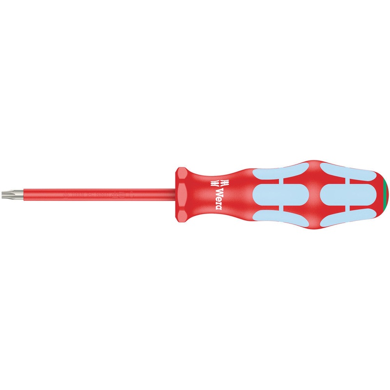 Wera 05022764001 3167 i VDE-insulated TORX screwdriver, stainless steel, TX 20 x 80 mm