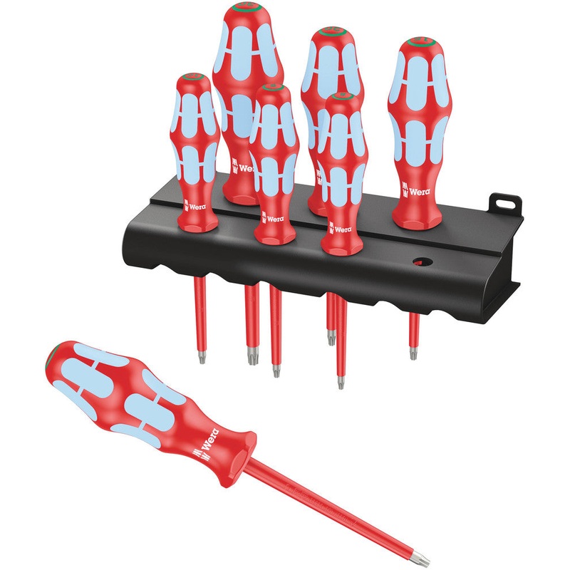 Wera 05022767001 3167 i/7 TORX Screwdriver set, stainless and rack, 7 pieces