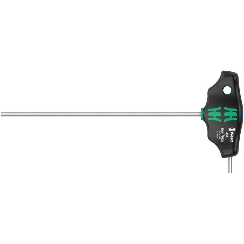 Wera 05023358001 454 Imperial T-handle hexagon screwdriver Hex-Plus, imperial, 7/64" x 150 mm