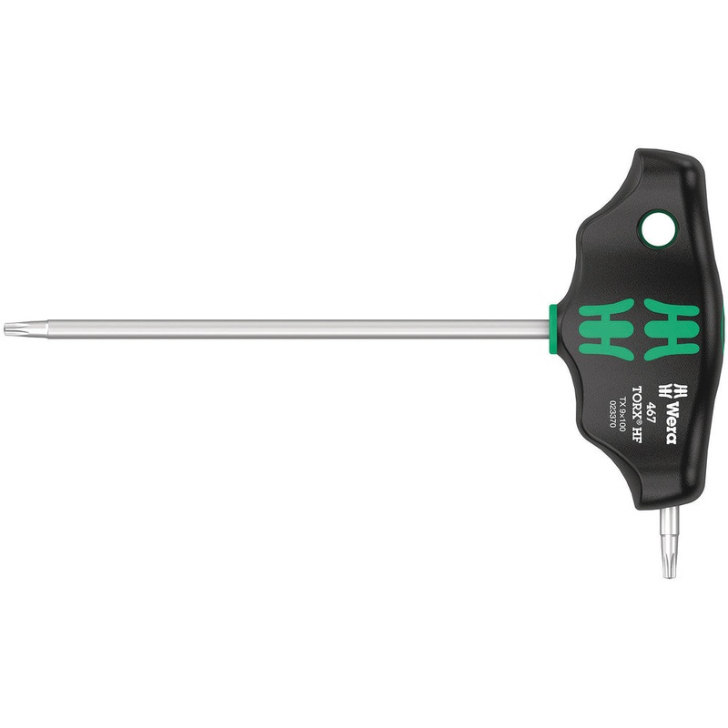 Wera 05023370001 467 TORX HF T-handle screwdriver with holding function, TX 9 x 100 mm