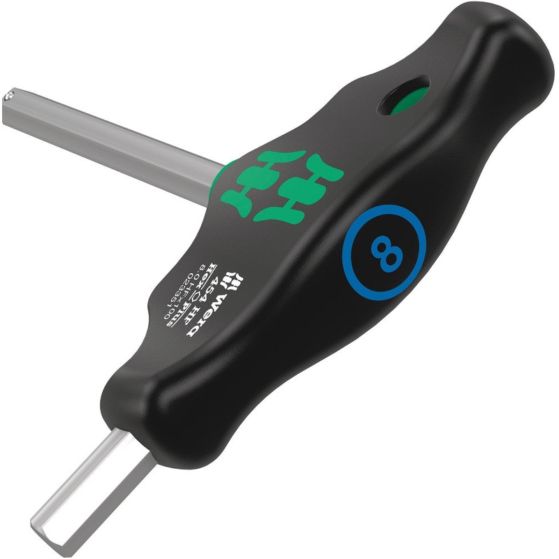 Wera 05023450001 454/7 HF Set 1 screwdriver set T-handle screwdrivers Hex-Plus with holding function, 7 pieces