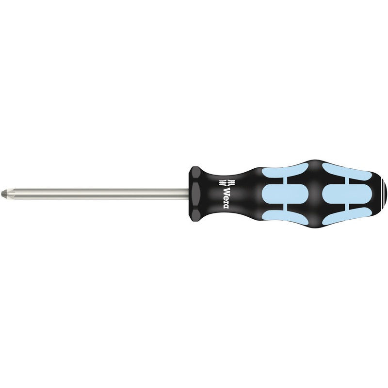 Wera 05032032001 3355 PZ Screwdriver for Pozidriv screws, stainless, PZ 2 x 100 mm