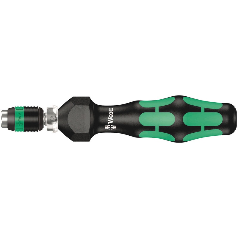 Wera 05074710001 Series 7400 Kraftform adjustable torque screwdrivers (2.5-29.0 in. lbs.) with Rapidaptor quick-release chuck, 7445 x 2.5-11.5 in. lbs.