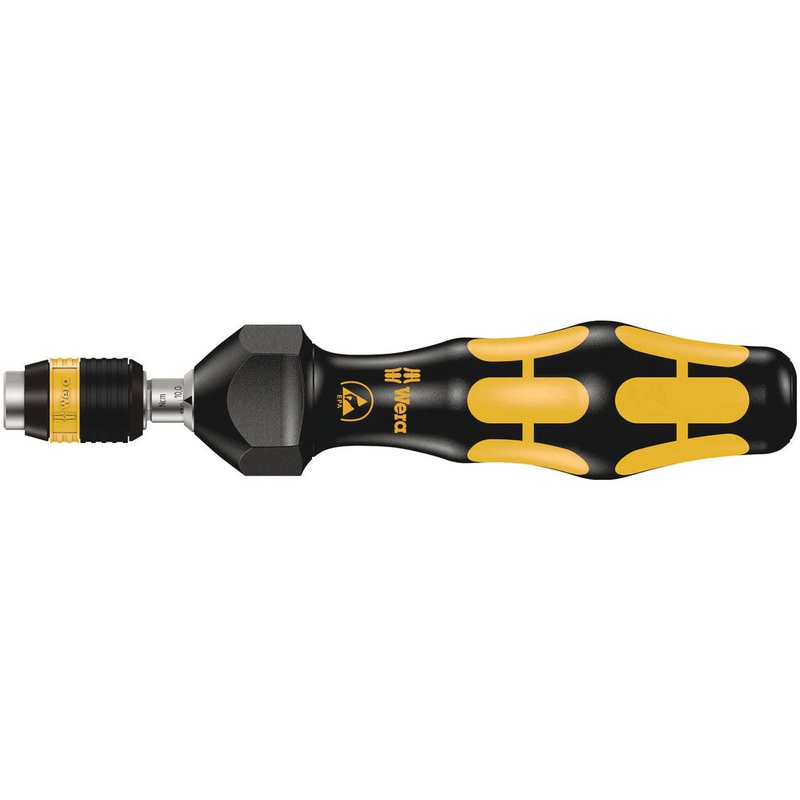Wera 05074784001 Series 7400 Kraftform ESD adjustable torque screwdrivers (0.1-3.0 Nm) with Rapidaptor quick-release chuck, 7432 ESD x 0.90-1.50 Nm