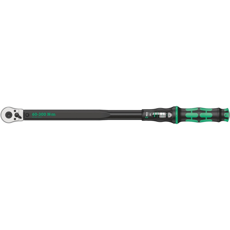 Wera 05075623001 Click-Torque C 4 torque wrench with reversible ratchet, 60-300 Nm, 1/2" x 60-300 Nm