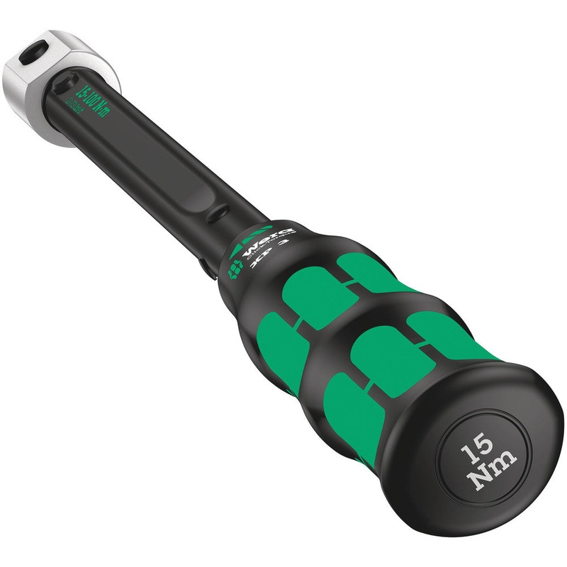 Wera 05075672001 Click-Torque XP 3 pre-set adjustable torque wrench for insert tools, 15-100 Nm, 15 Nm, 9x12 x 15.0 Nm x 15-100 Nm