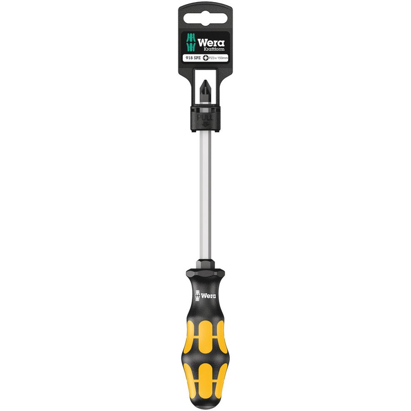 Wera 05100082001 918 SPZ SB Screwdriver for Pozidriv screws, PZ 3 x 150 mm