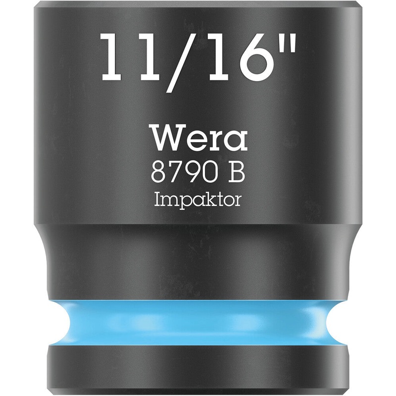 Wera 05005521001 8790 B Impaktor socket with 3/8" drive, 11/16" x 30 mm