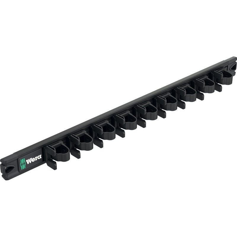 Wera 05136414001 9611 Magnetic rail for up to 9 Kraftform screwdrivers, empty, 30 x 400 mm