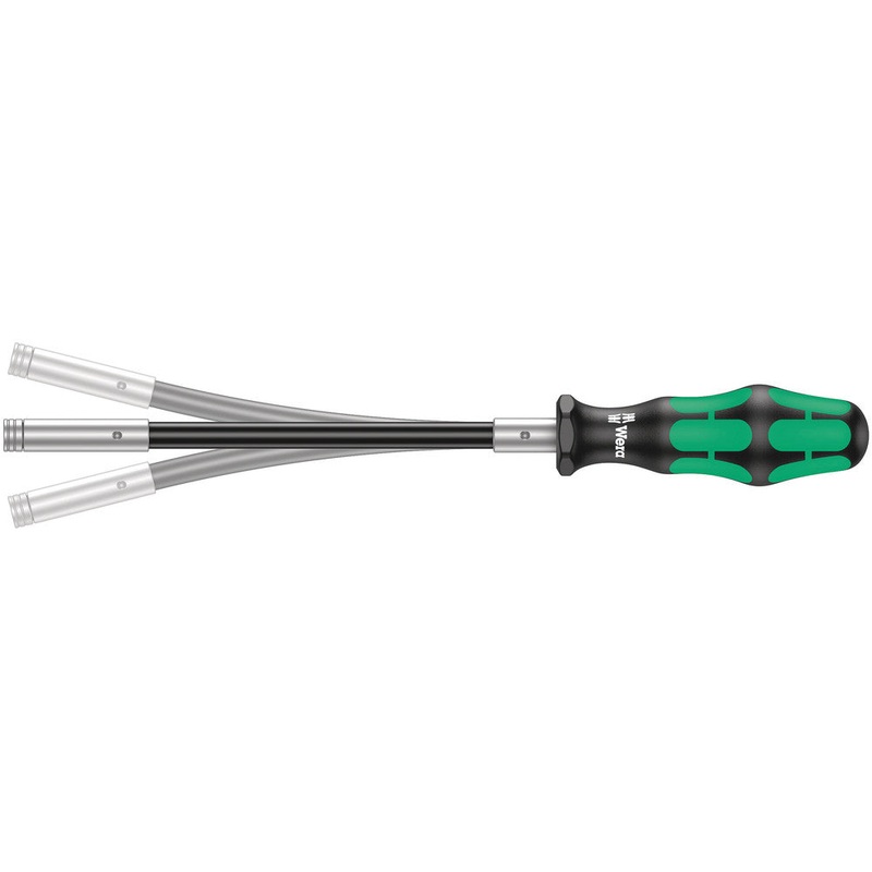 Wera 05028161001 393 S Bitholding screwdriver extra slim with flexible shaft, 1/4" x 173.5 mm