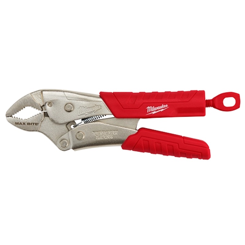 7" TORQUE LOCK MAXBITE Curved Jaw Locking Pliers with Grip